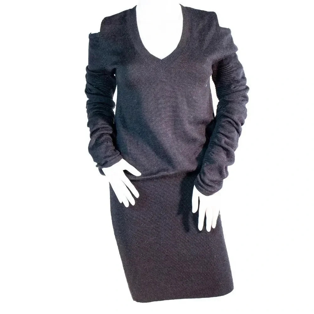 Zero Maria Cornejo Wool Sweater Dress S